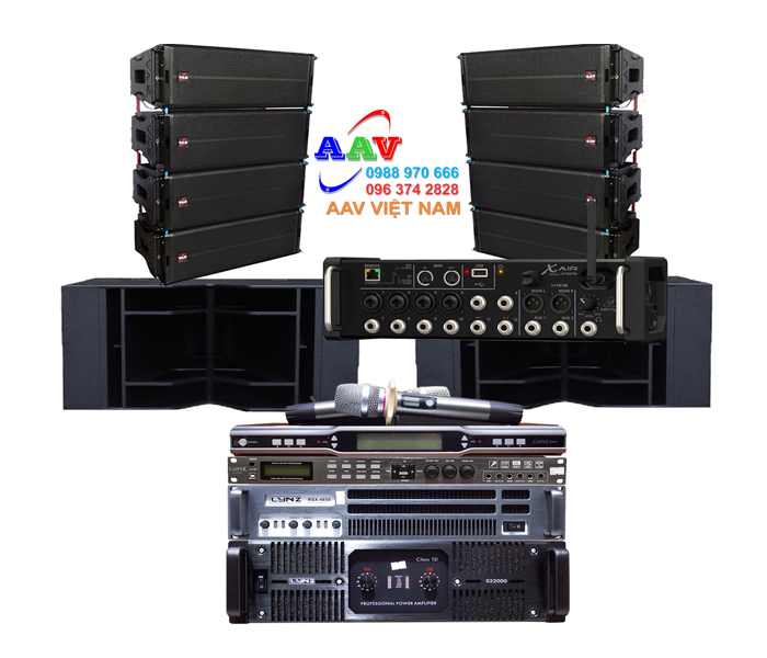 Bộ dàn âm thanh hội trường tại Yên Lạc, Vĩnh Phúc